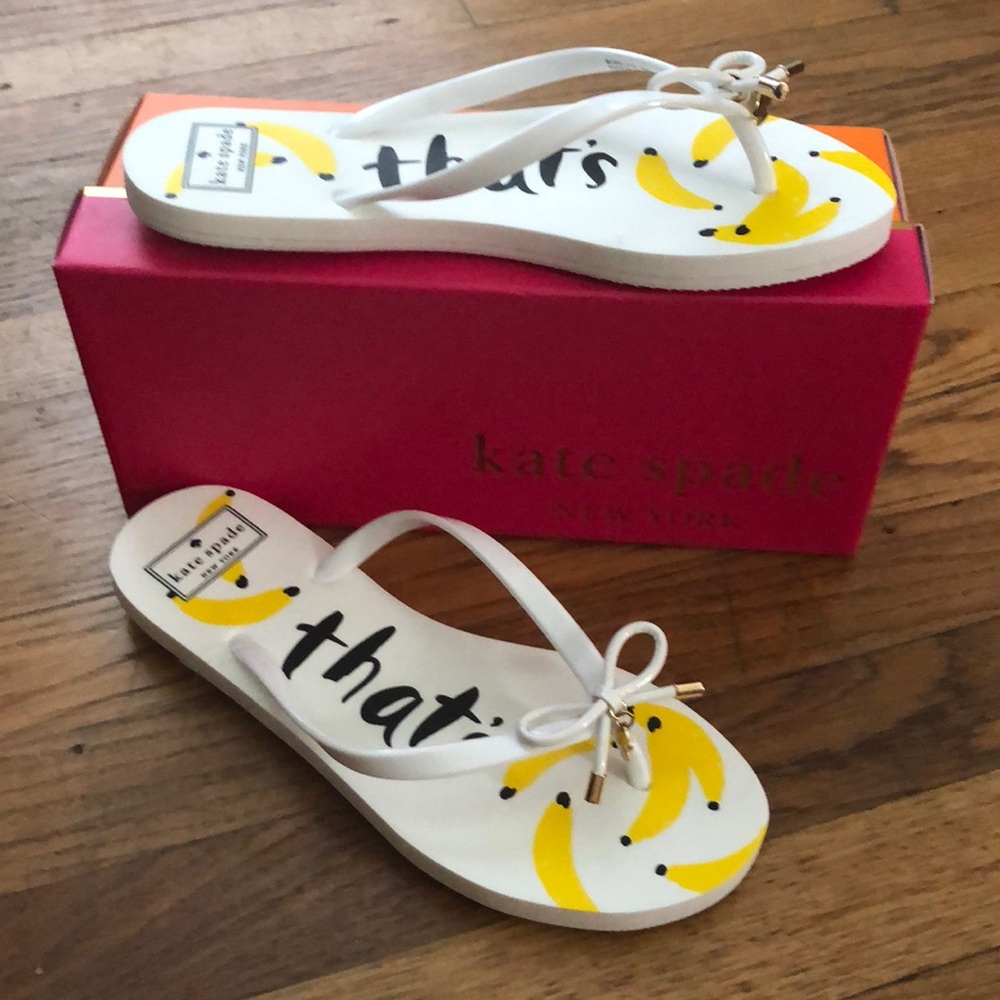 kate spade Flip Flops - That’s Bananas